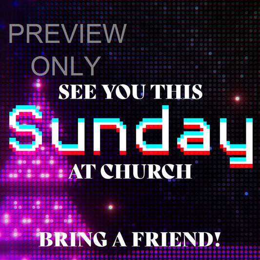 Christmas Led Social Graphic Sunday