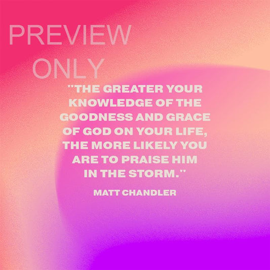 Praising God In The Storm: Social Graphic