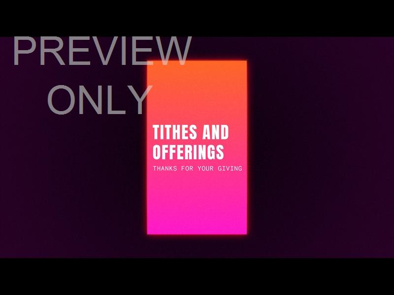 Monolith Tithes And Offerings