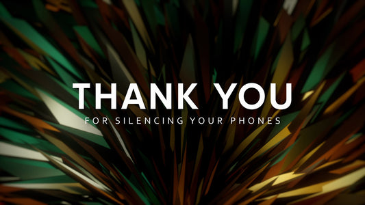 Feathered Glass Thank You Still