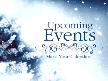 Colorful Winter Upcoming Events