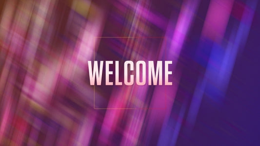 Color Blur Welcome