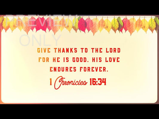 Thanksgiving Volume Two: Scripture Still