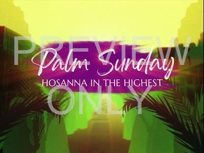 Creation Cries Hosanna Palm Sunday