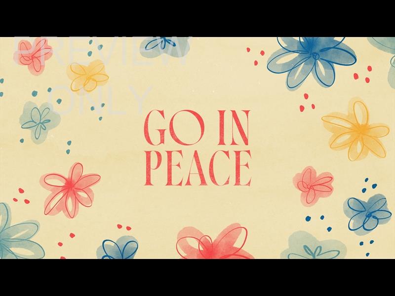 Floral Go In Peace Still