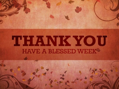 Autumn Wind Thank You