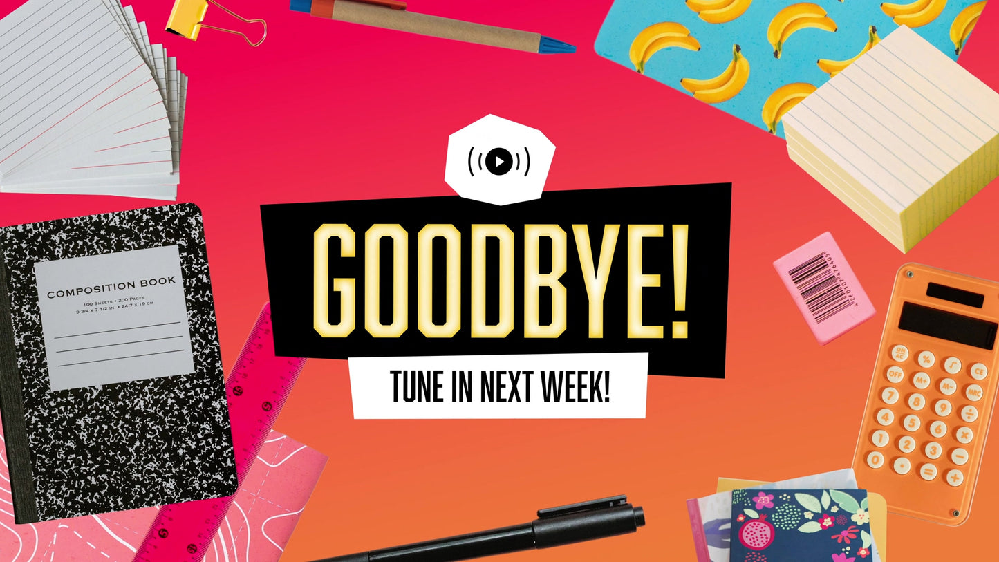 Back To School Collage Exit Stream Still