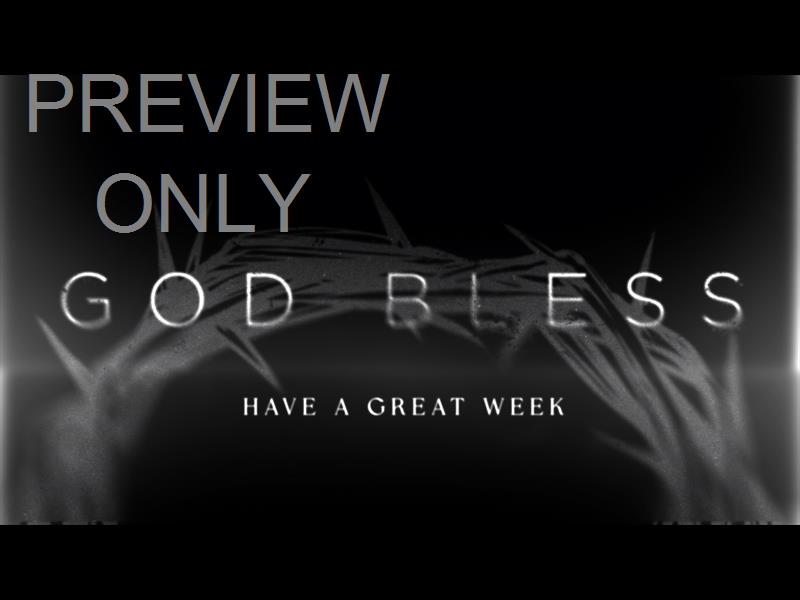 Crown Of Thorns Still God Bless