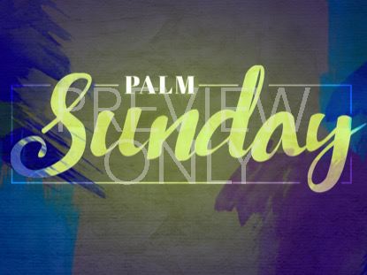 Sanctified Lamb Palm Sunday Still