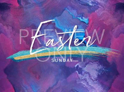 Painted Easter Sunday Still