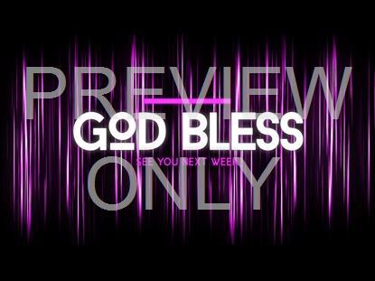 Trace God Bless Graphic