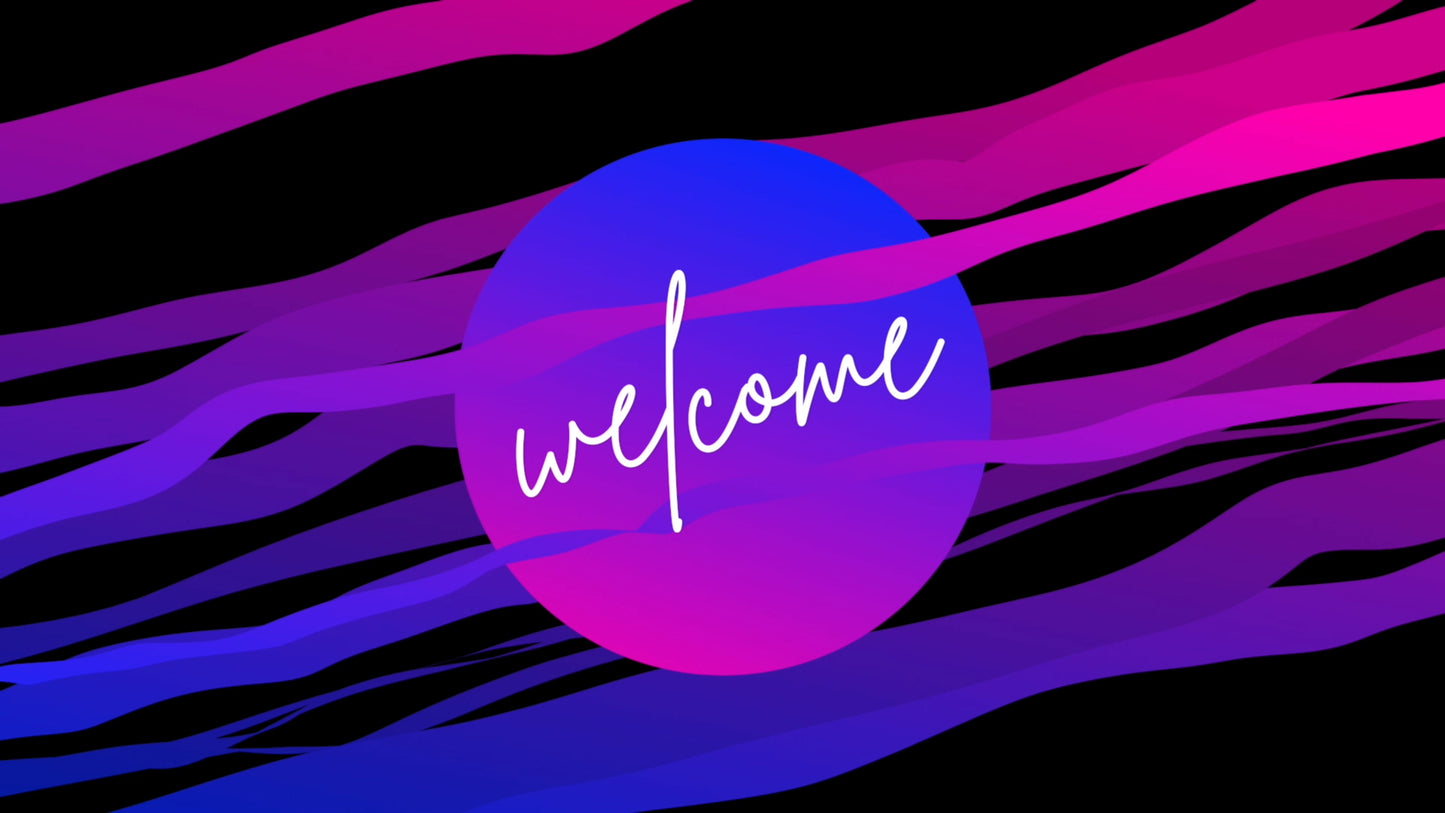 Colorwave Gradients Welcome Still