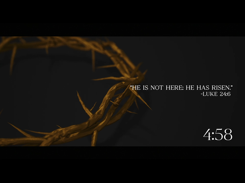 Holy Week Trivia: Countdown Dark