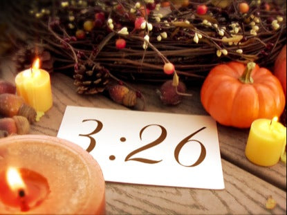 Thanksgiving Candles Countdown