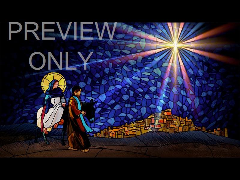 Christmas Stained Glass 5 Still