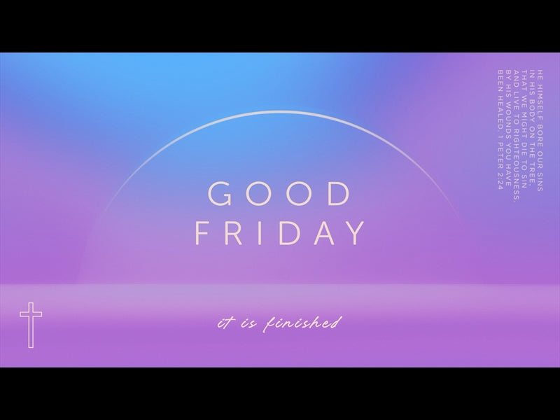 Horizons Good Friday