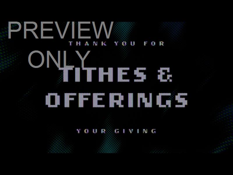 Crt Waves Tithes And Offerings