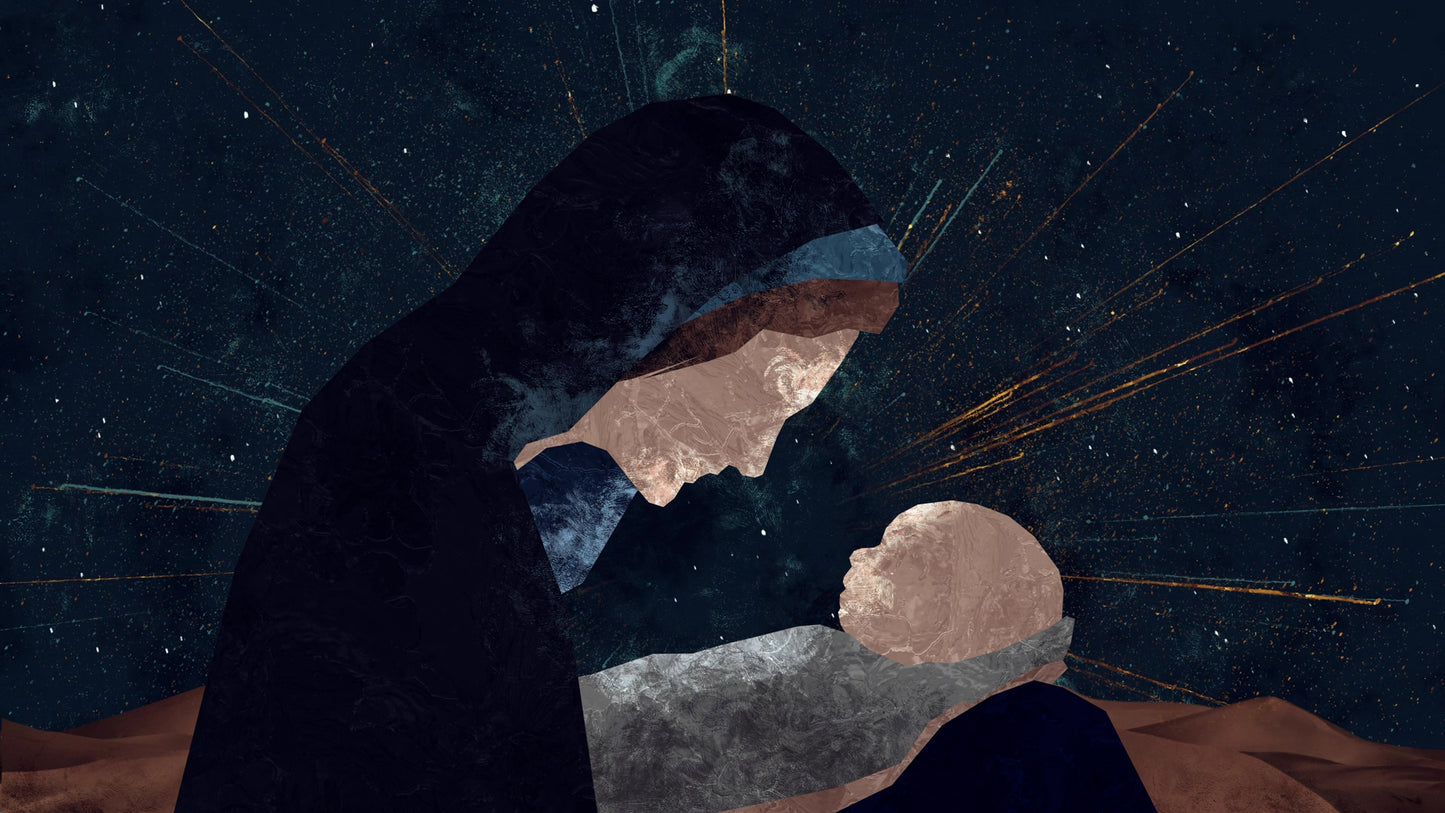 Silent Night Mary And Jesus 02 Still