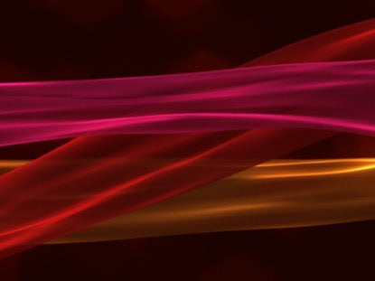 Silken Red Orange Pink