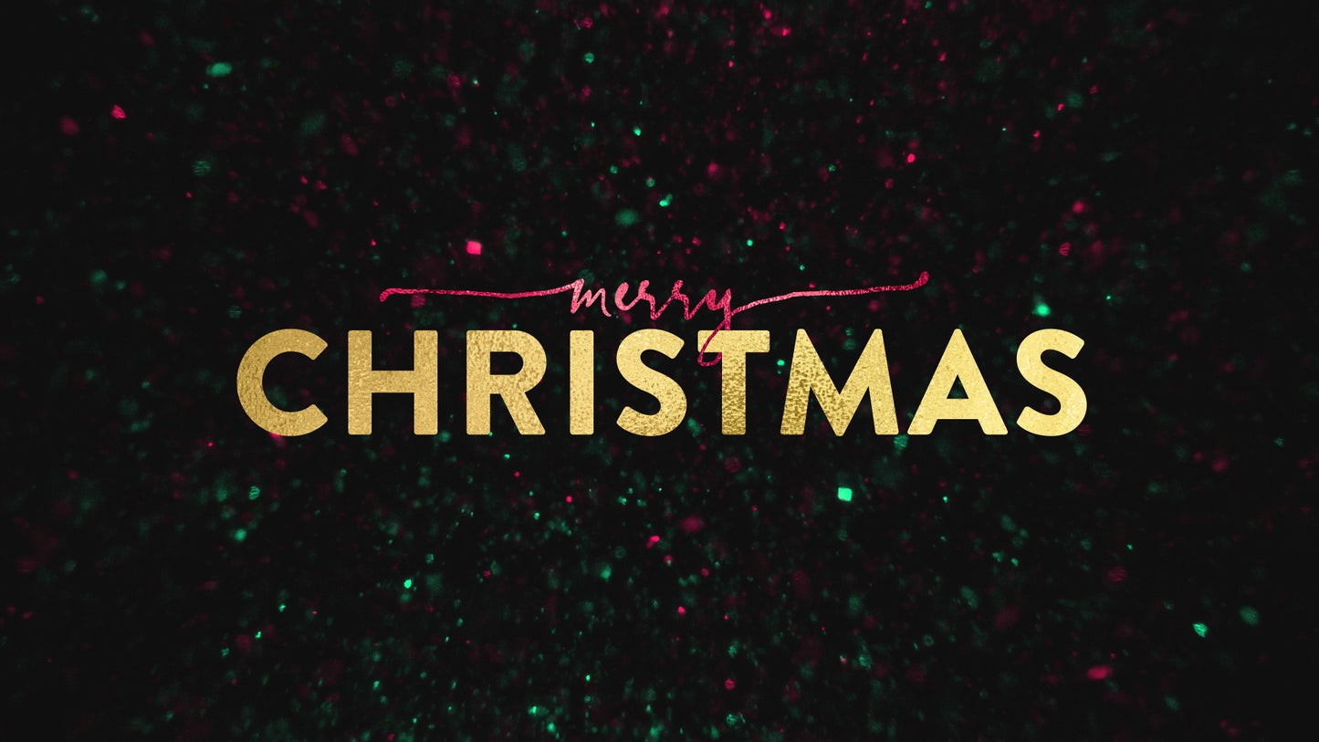 Christmas Glitter Merry Christmas Still