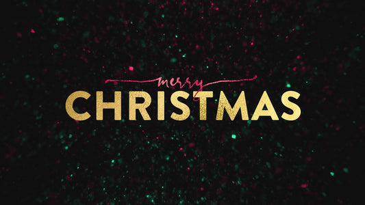 Christmas Glitter Merry Christmas Still
