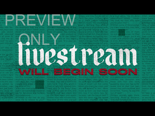 Words From The Cross: Livestream Still