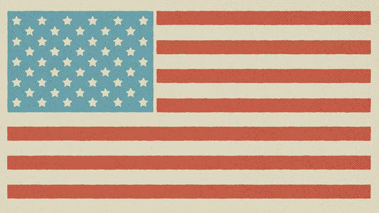 Free Indeed American Flag Still