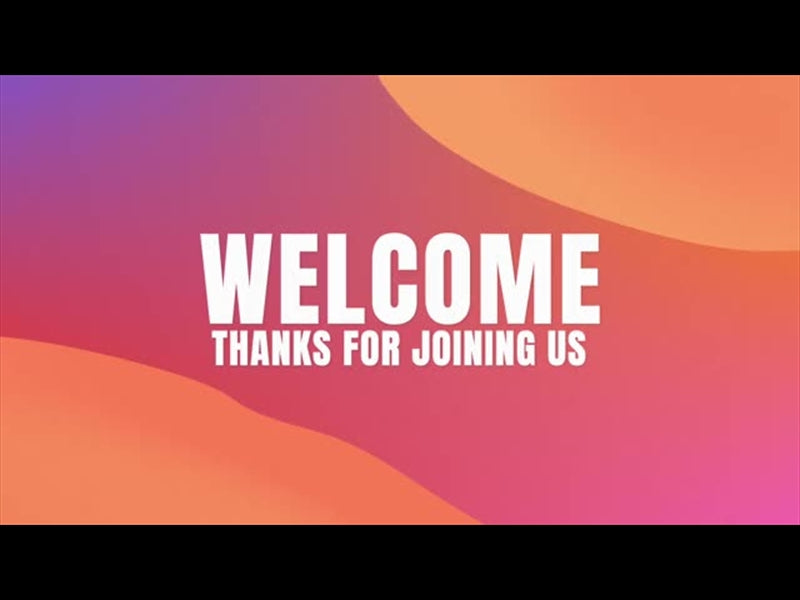 Sunset Gradients Welcome