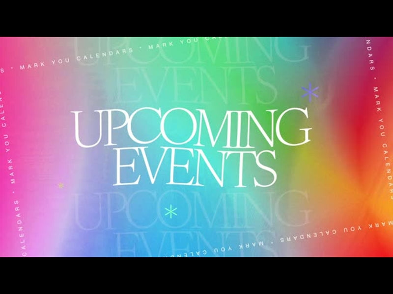 Graduation Upcoming Events