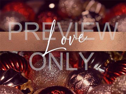 Christmas Bulbs Love