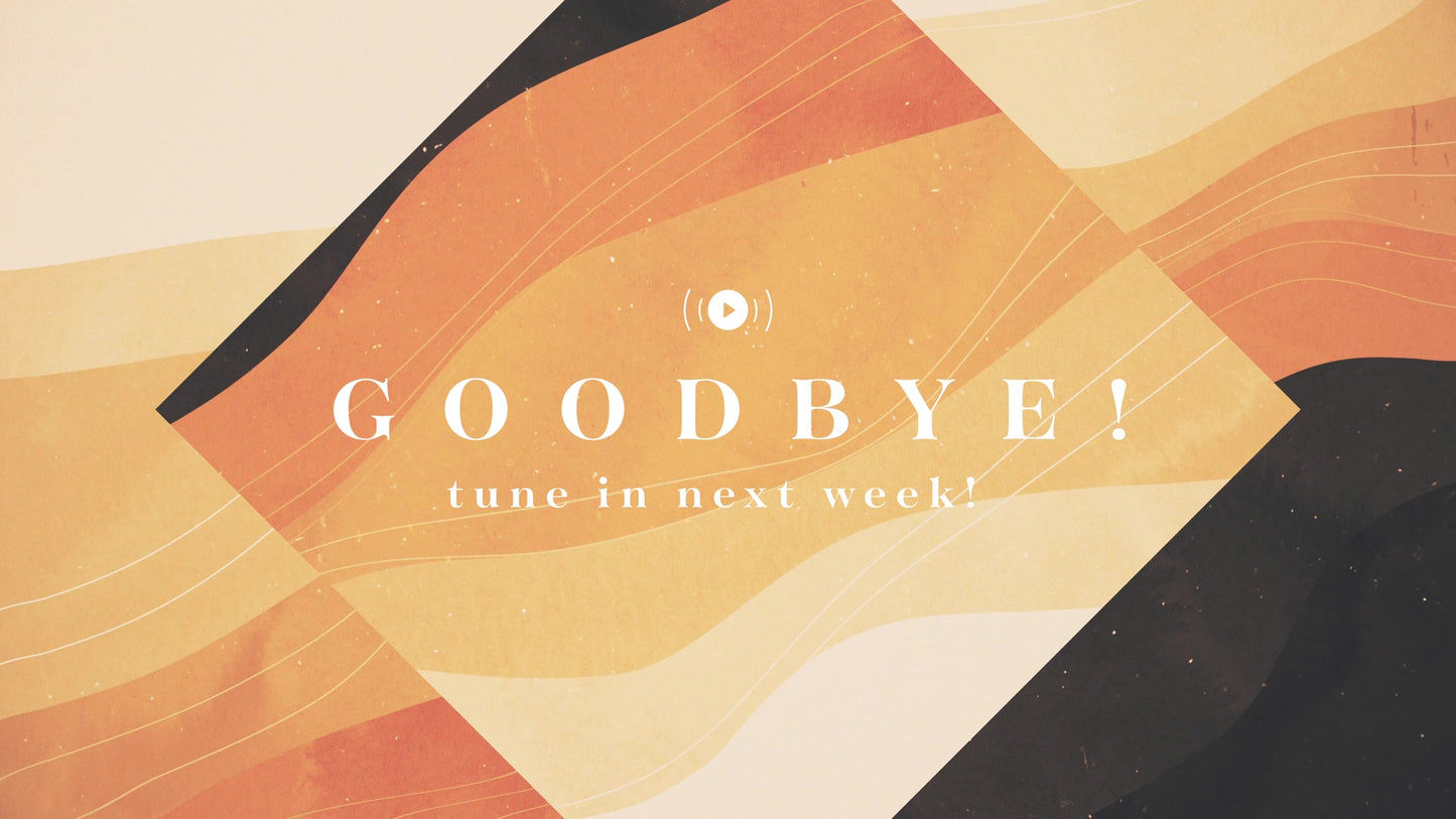Holy Week Waves: Exit Stream Still