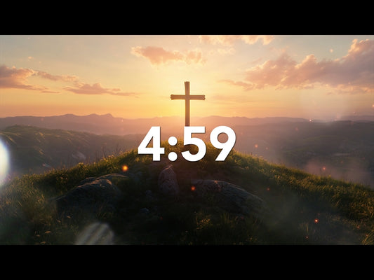 Simple Hilltop Cross Countdown
