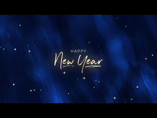 Paint Canvas Happy New Year