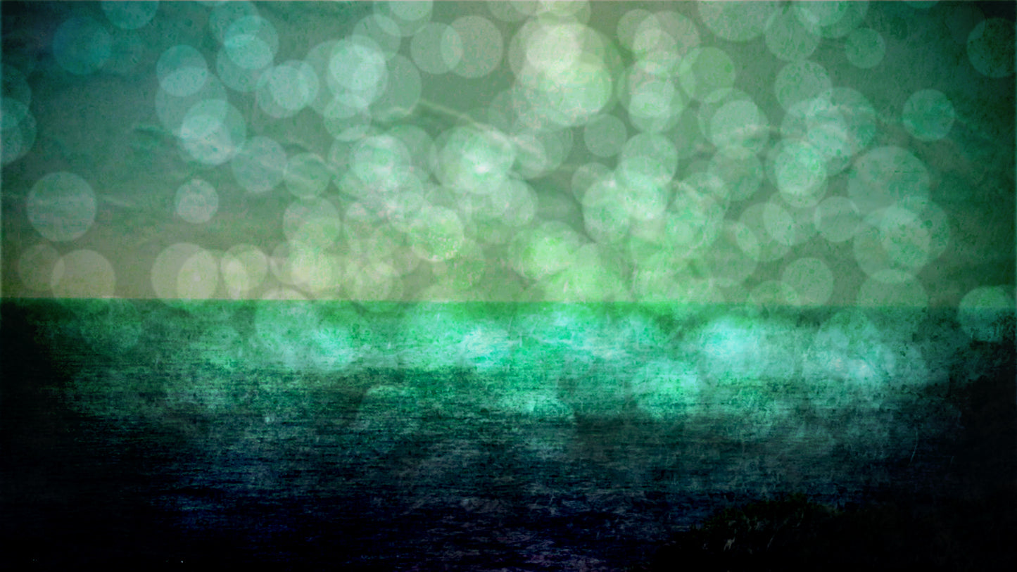 Water Drops Dark Still