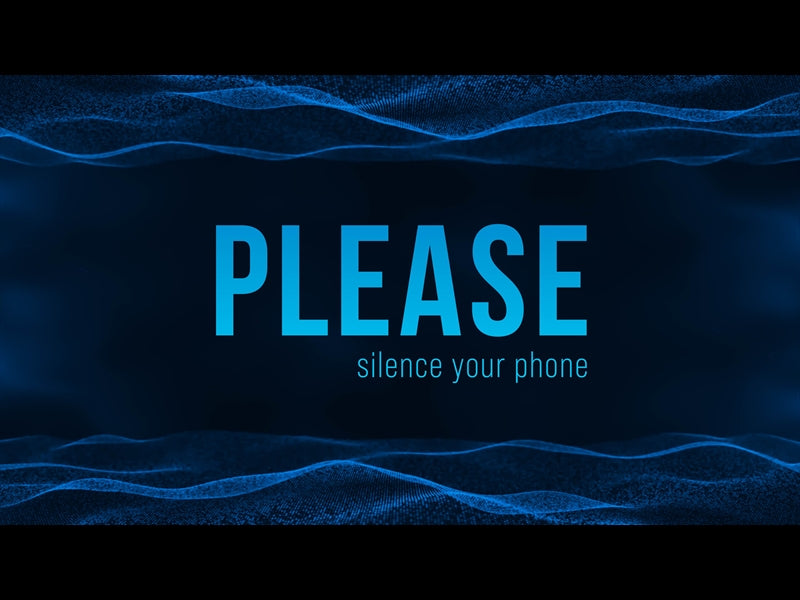 Blue Digital Wave Silence Phone