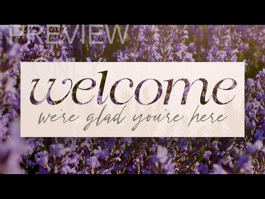 Flower Garden Welcome 01 Still