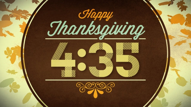 Vintage Thanksgiving Countdown
