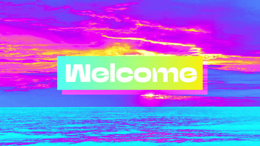 Electric Sunset Welcome
