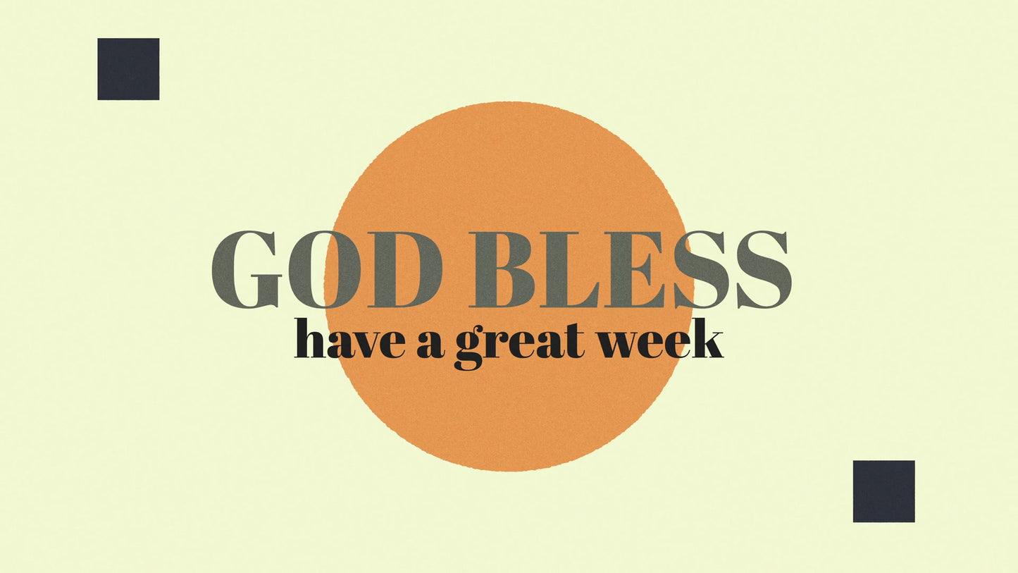 Retro Color God Bless