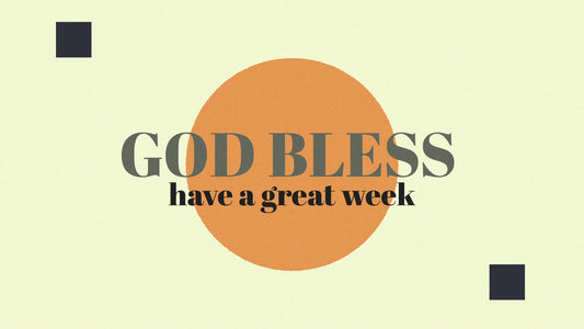 Retro Color God Bless