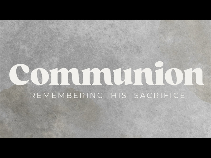 Clean Slate Communion