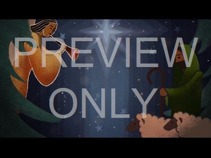 Bright Nativity Shepherd