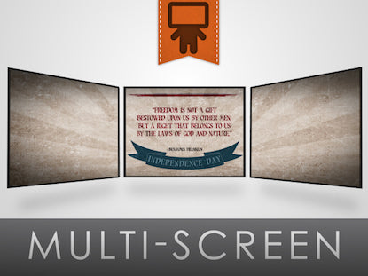 Vintage Independence Day Quote 3 Still Triple Wide