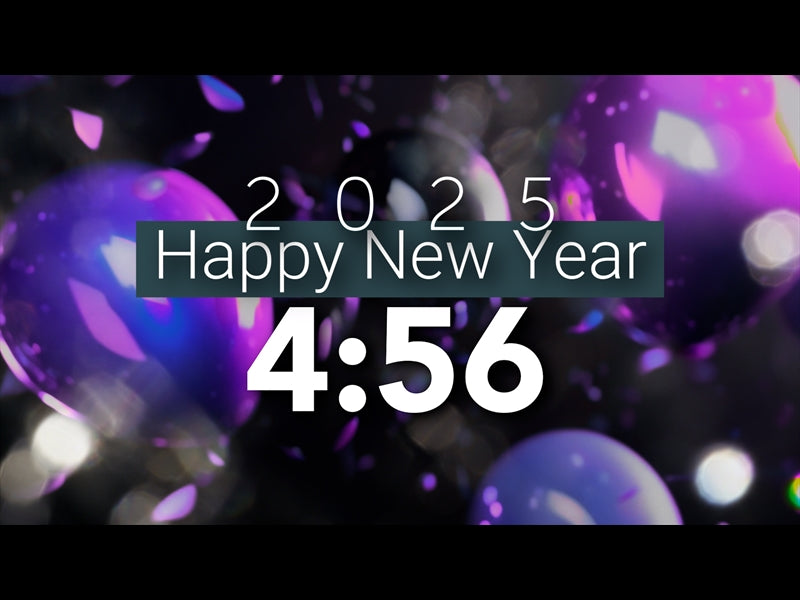 New Year Balloons Countdown