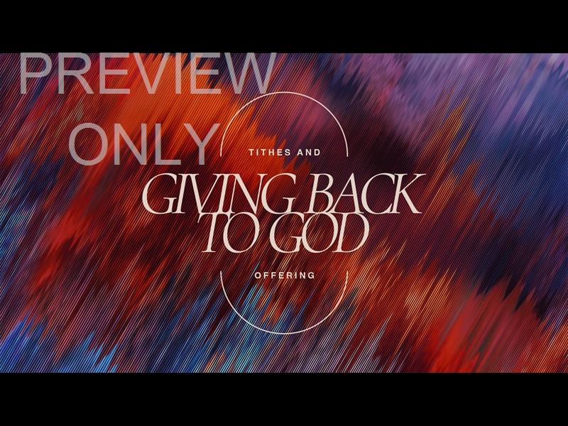 Twilight Cascade Giving Back To God Still