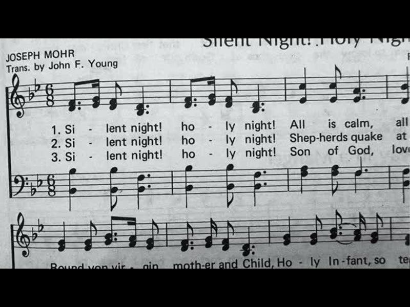 Christmas Words Silent Night