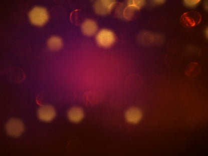 Warm Golden Grunge Bokeh