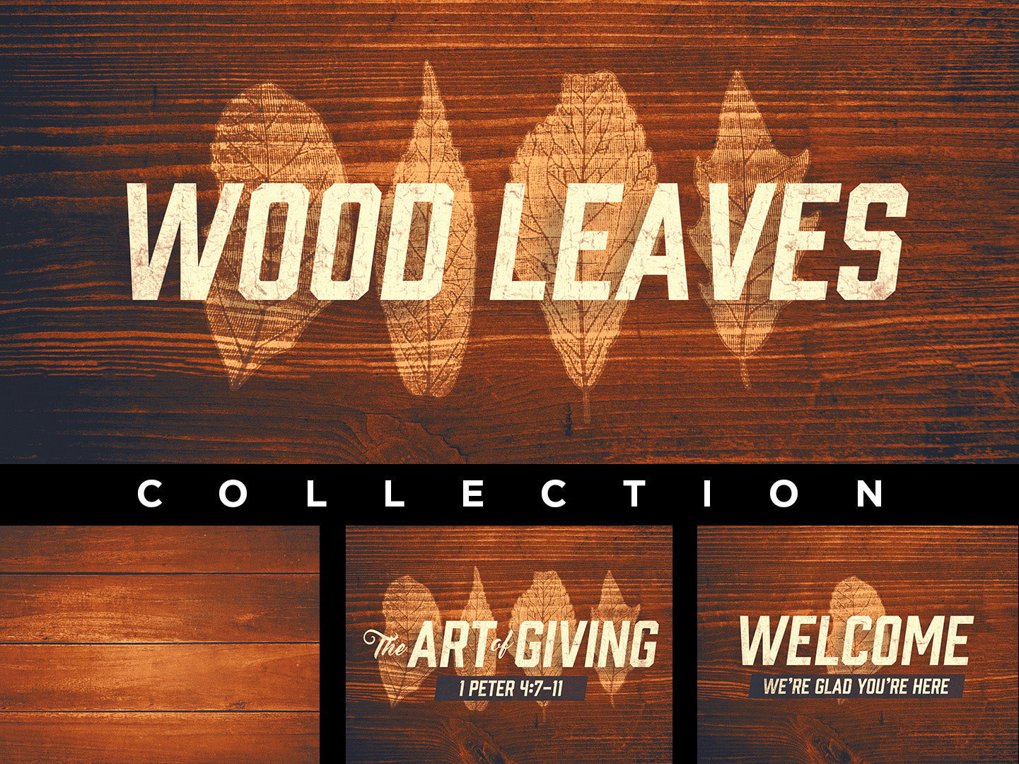 Wood Leaves Collection