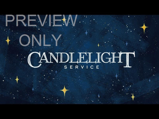 Jeweled Brush Christmas Candlelight Service Still
