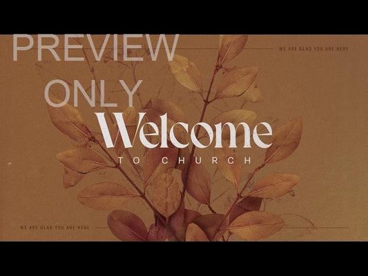 Autumn  Welcome To Church Title Still